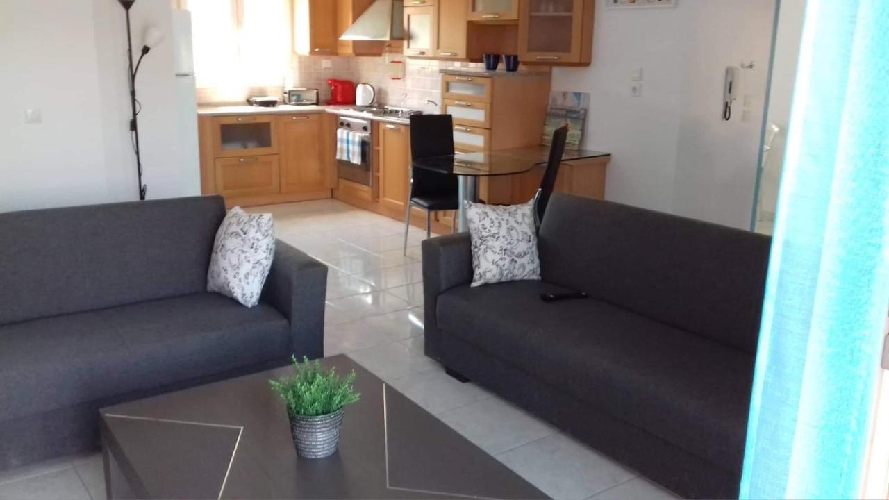 Seaside Villa For 6 People - Alykes Beach Dhimini Luaran gambar